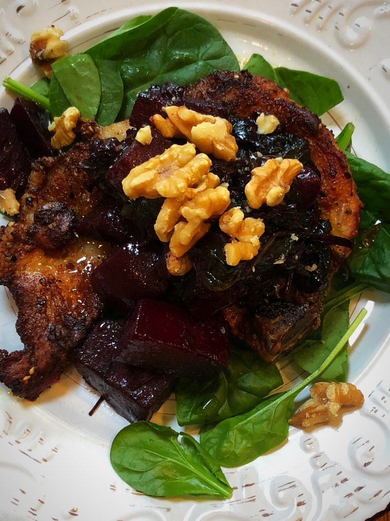 Sweet Pork and Beets