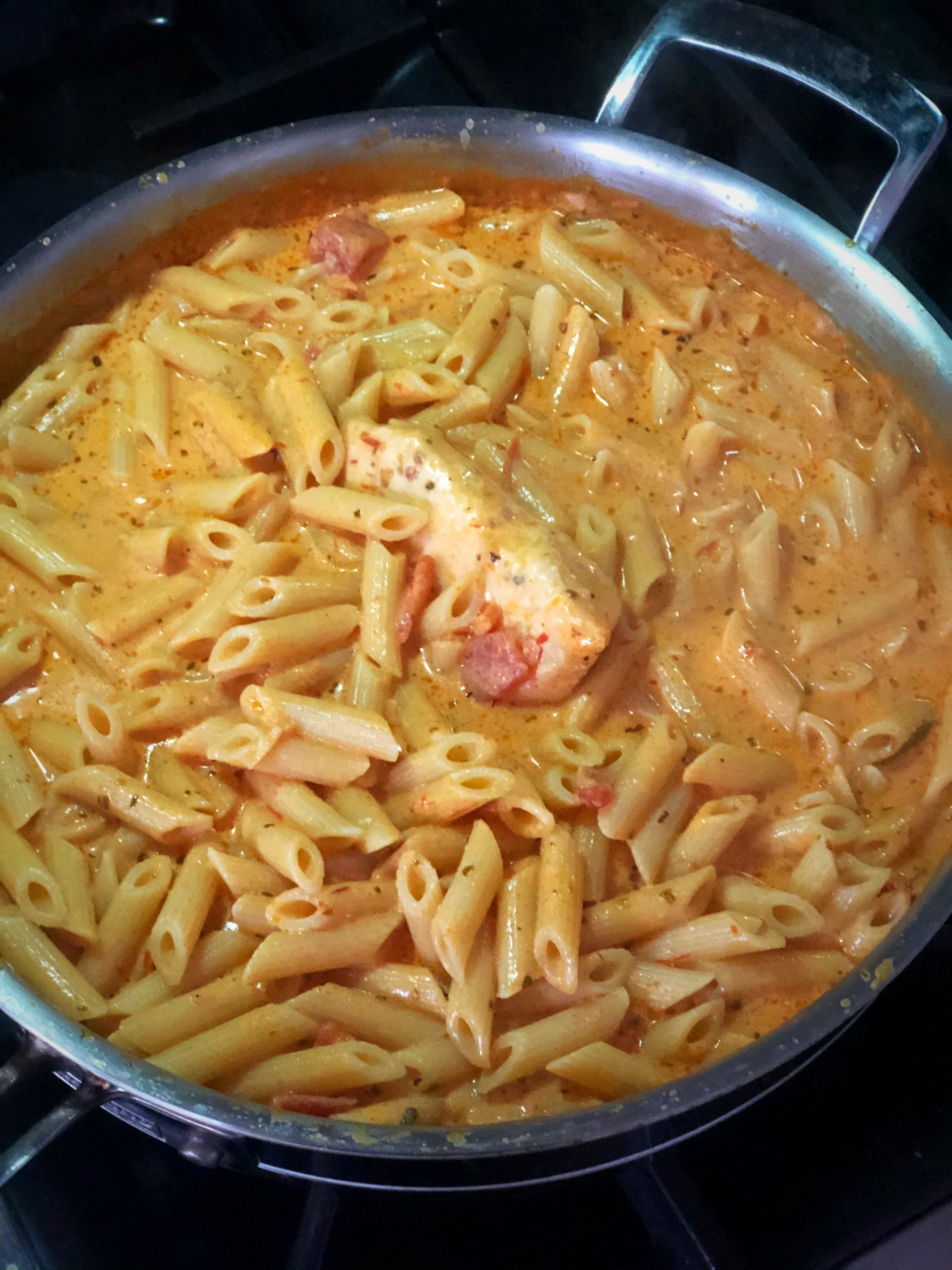 Salmon Penne Rosa